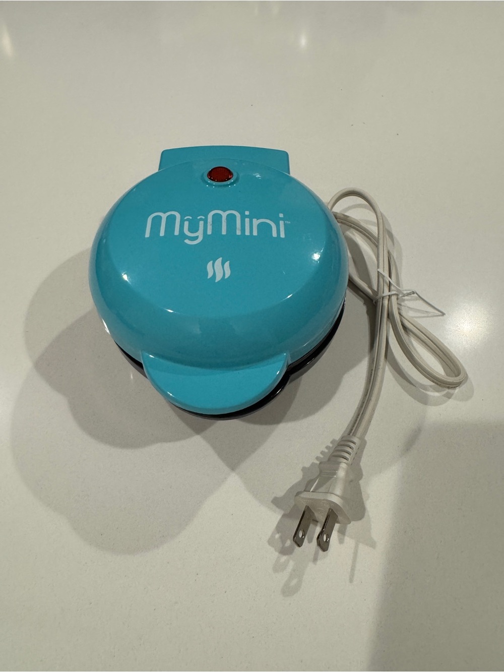 MyMini Electric Mini Waffle Maker - Turquoise